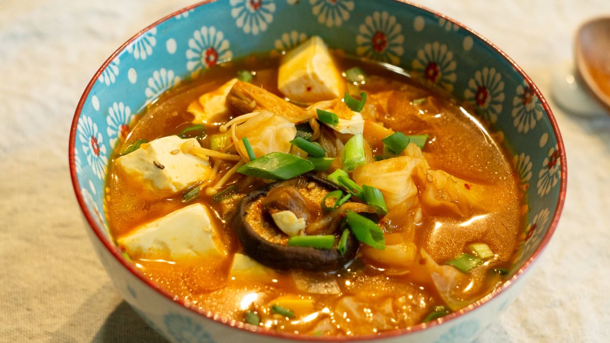 Vegan Kimchi Jjigae
