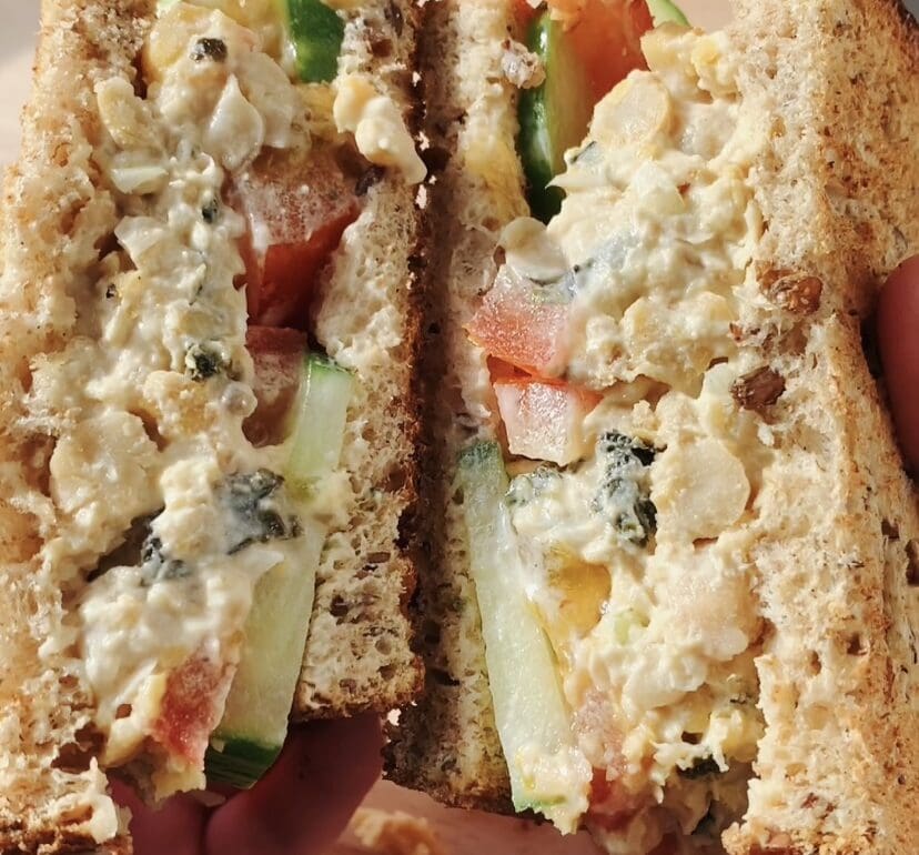Chickpea Tuna Sandwich