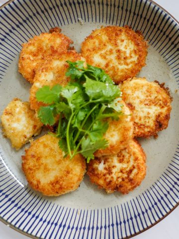 Fried Silken Tofu