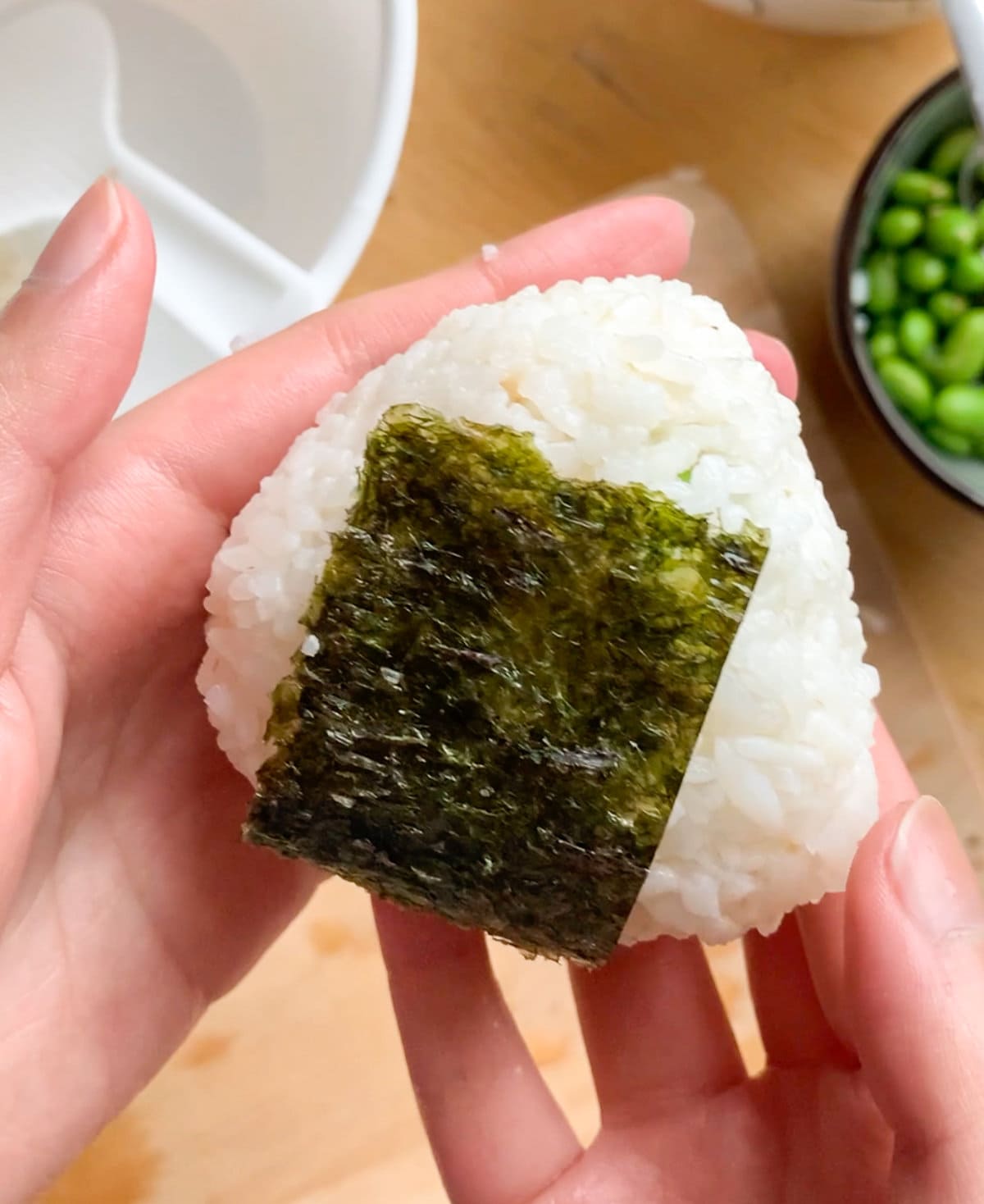 Wrap with nori seaweed