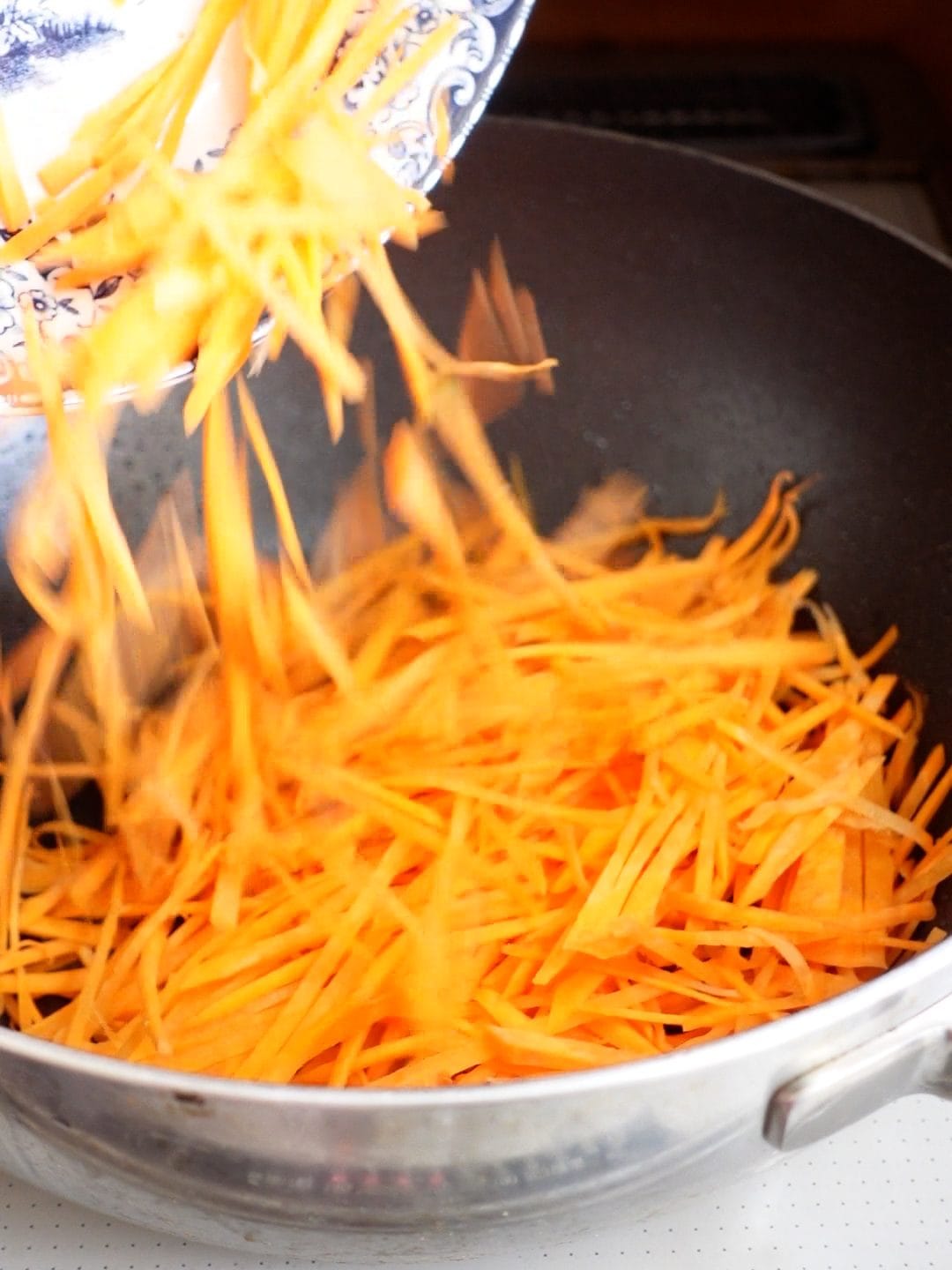 Stir fry carrots