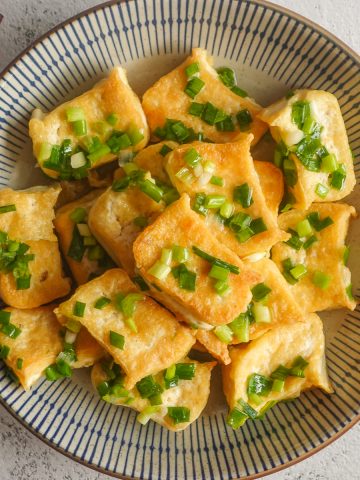 Vietnamese Fried Tofu w Scallions featured image