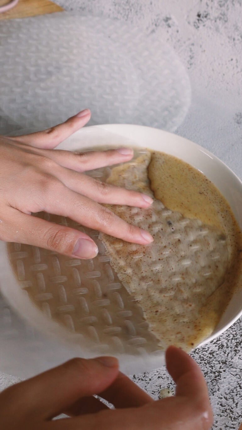 Vegan Rice Paper Croissants - Veggie Anh