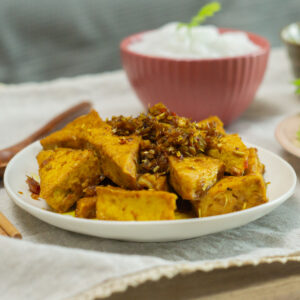 lemongrass-marinated tofu