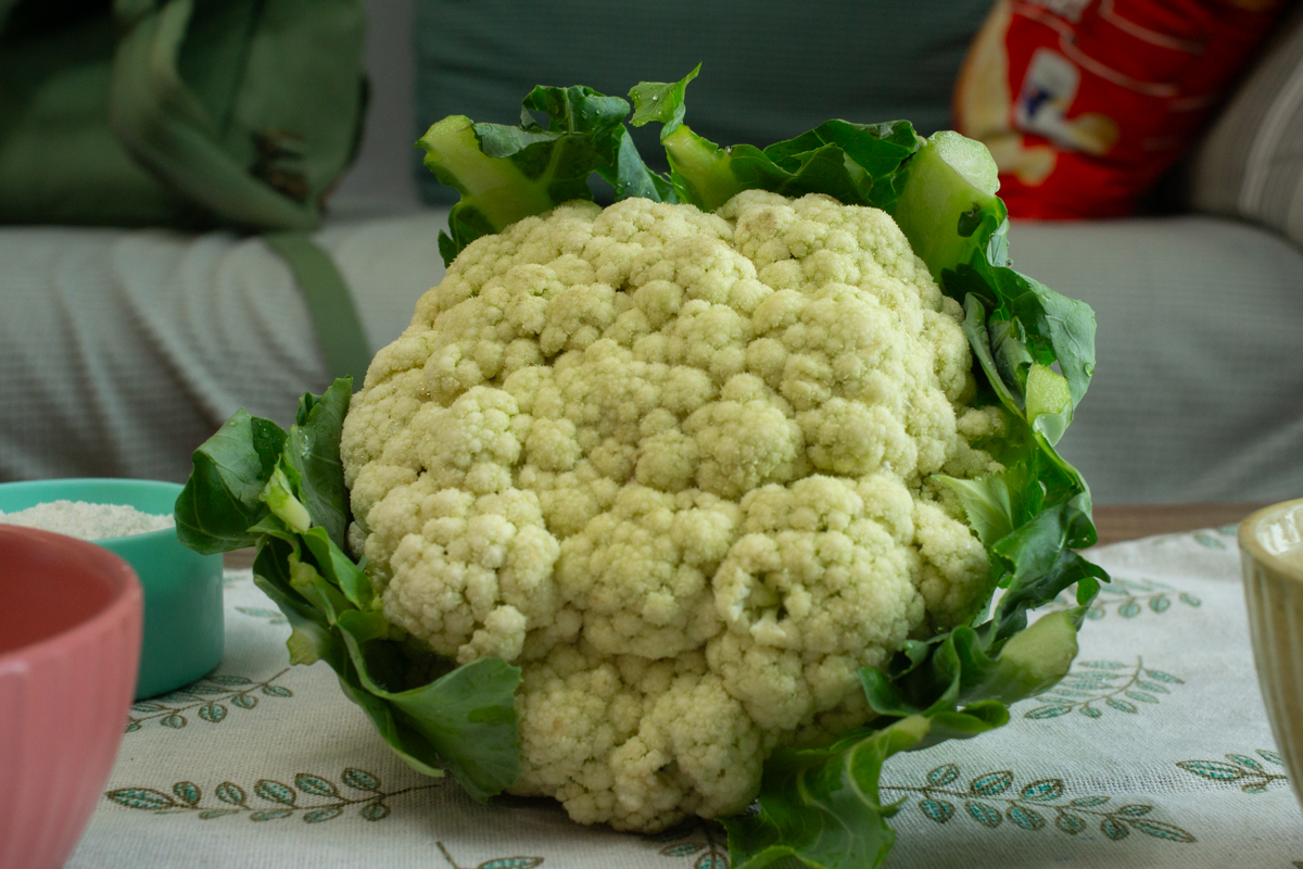 a large head of cauliflower
