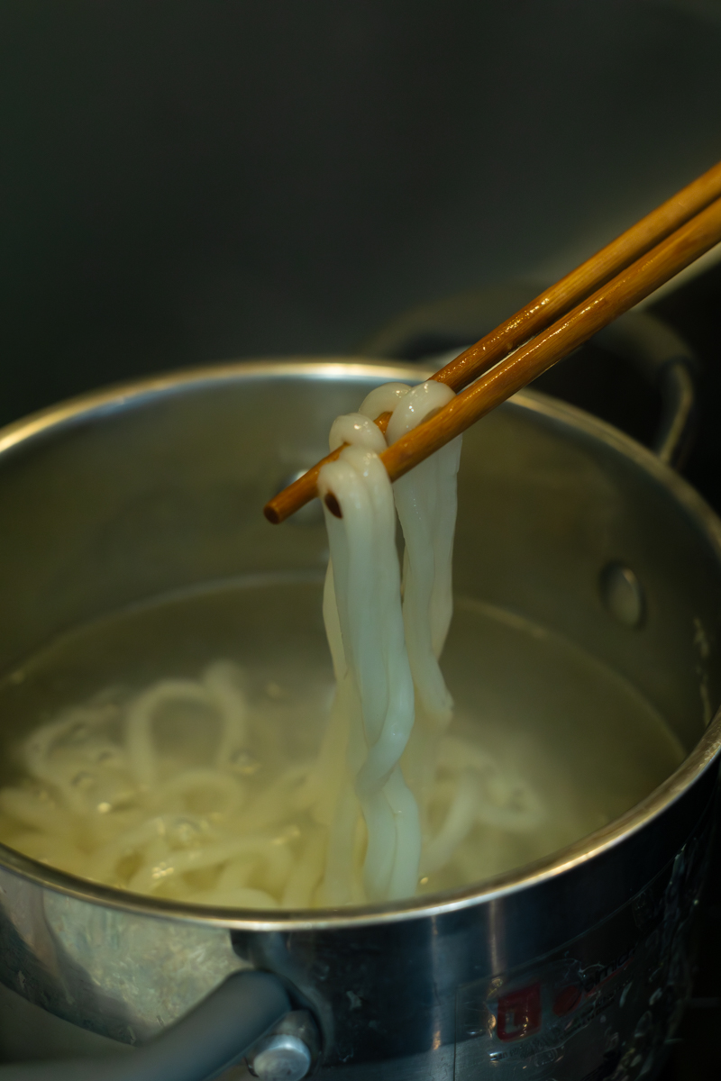 cook the udon according to package instructions