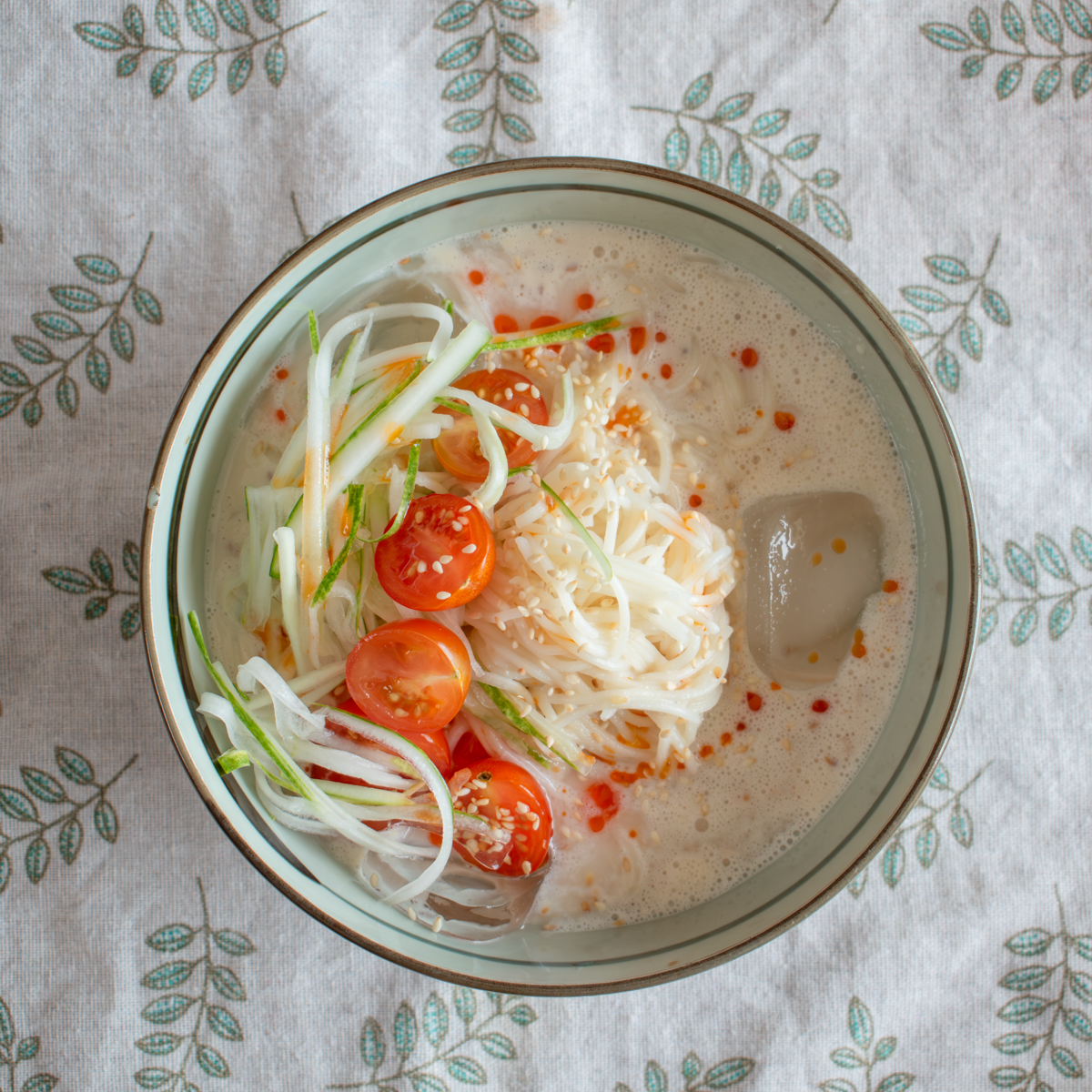 soy milk noodles