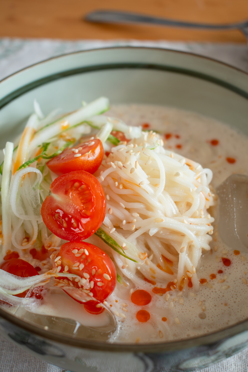 soy milk noodles