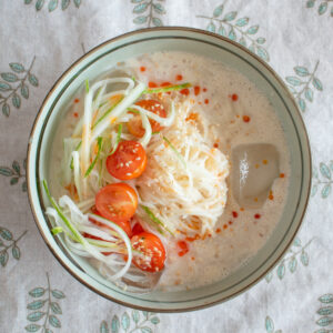 soy milk noodles