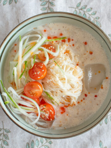 soy milk noodles