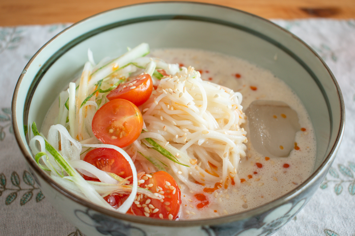 soy milk noodles