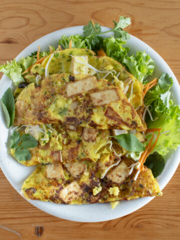 vegan bánh xèo