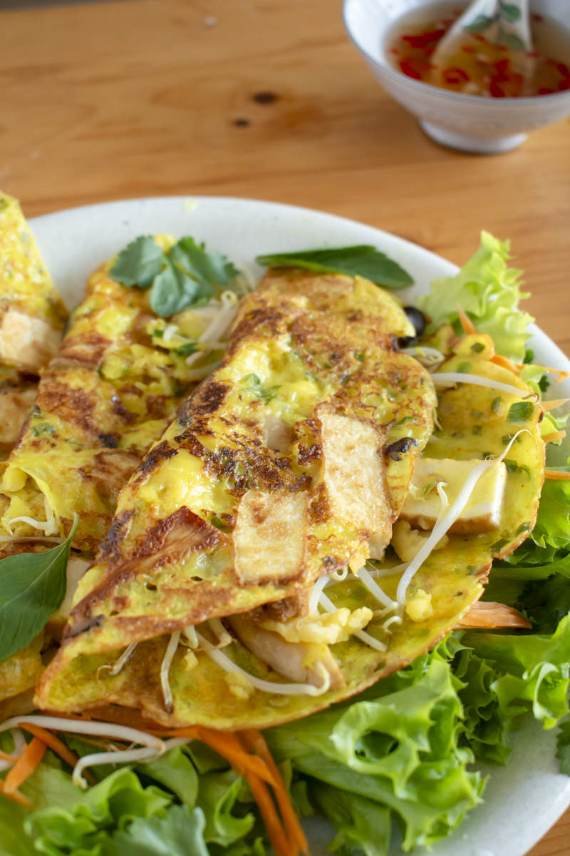 vegan bánh xèo