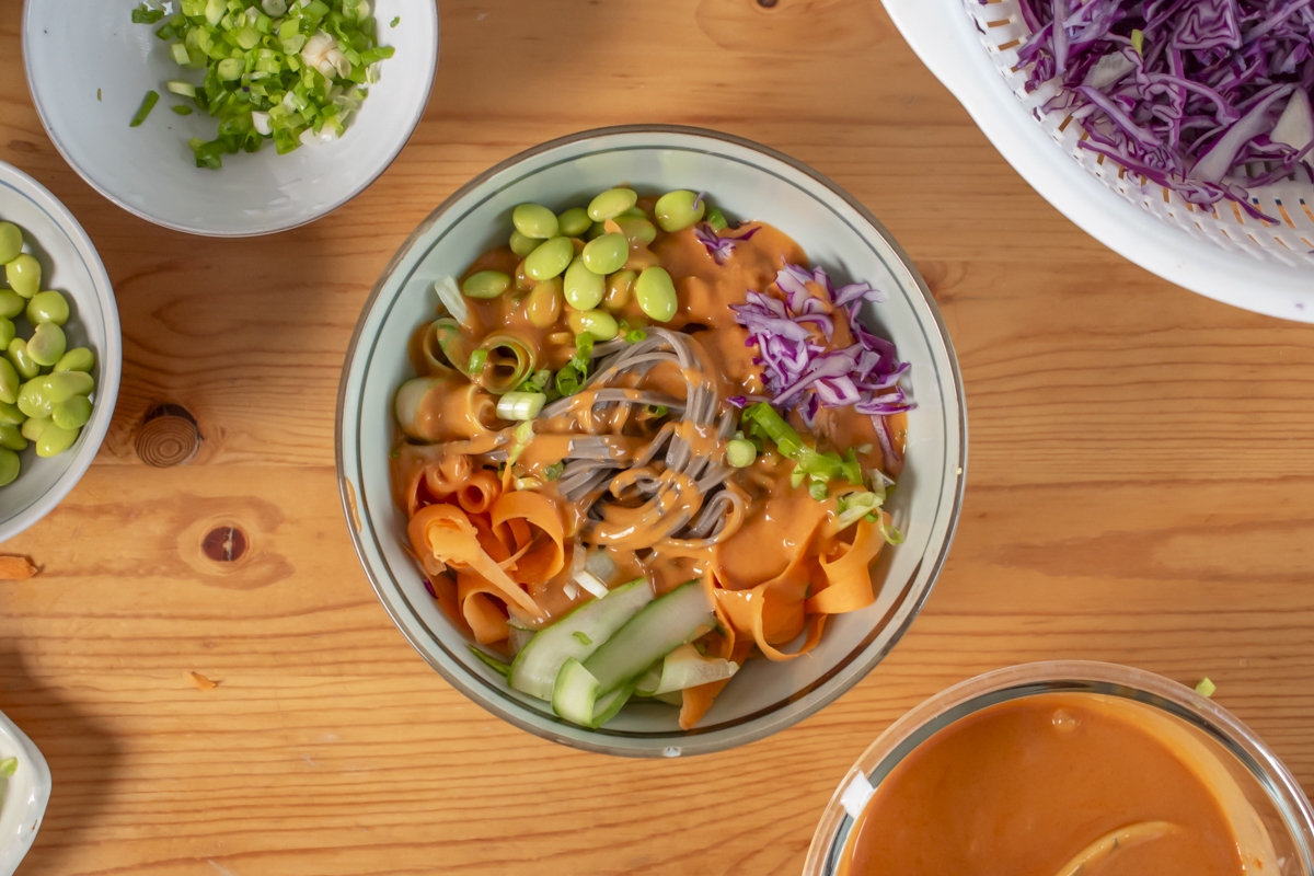 coconut miso soba