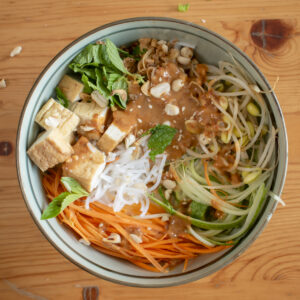 Vietnamese peanut noodles