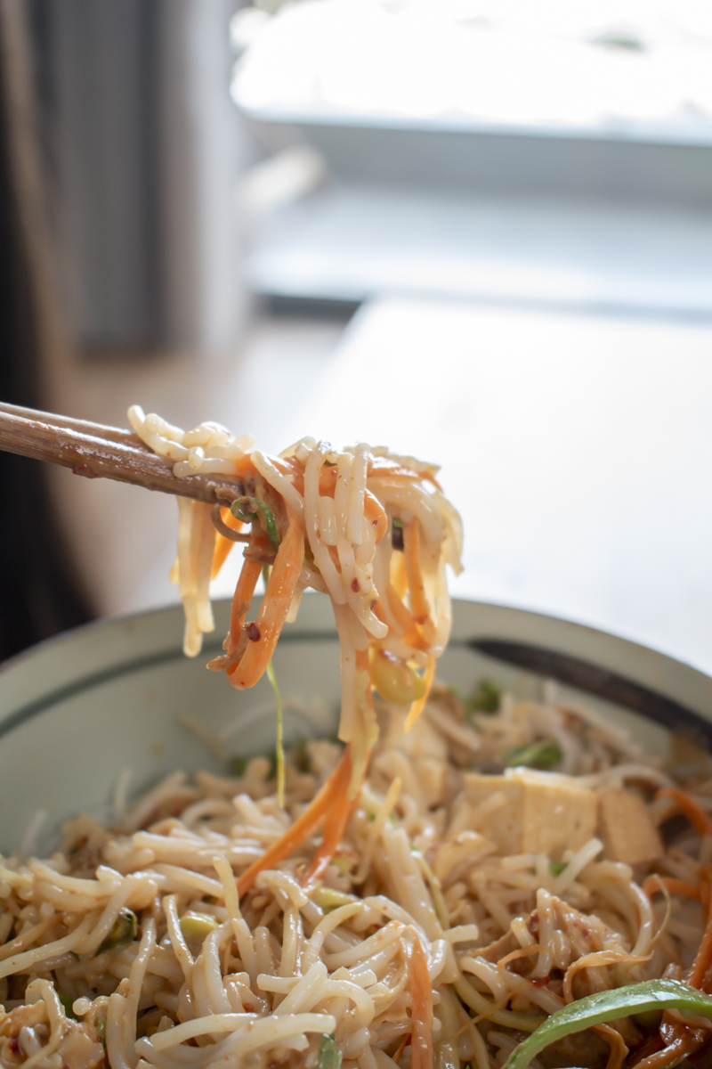 Vietnamese peanut noodles