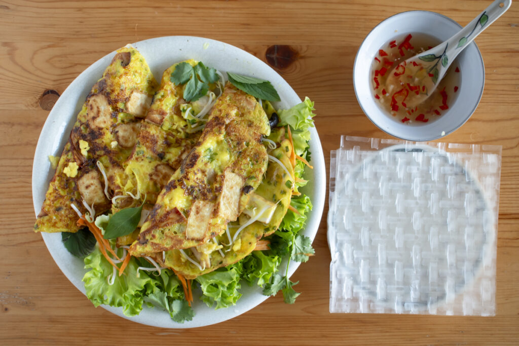 vegan bánh xèo