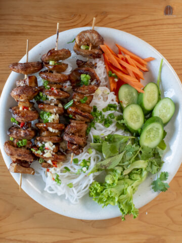 vegan bun thit nuong