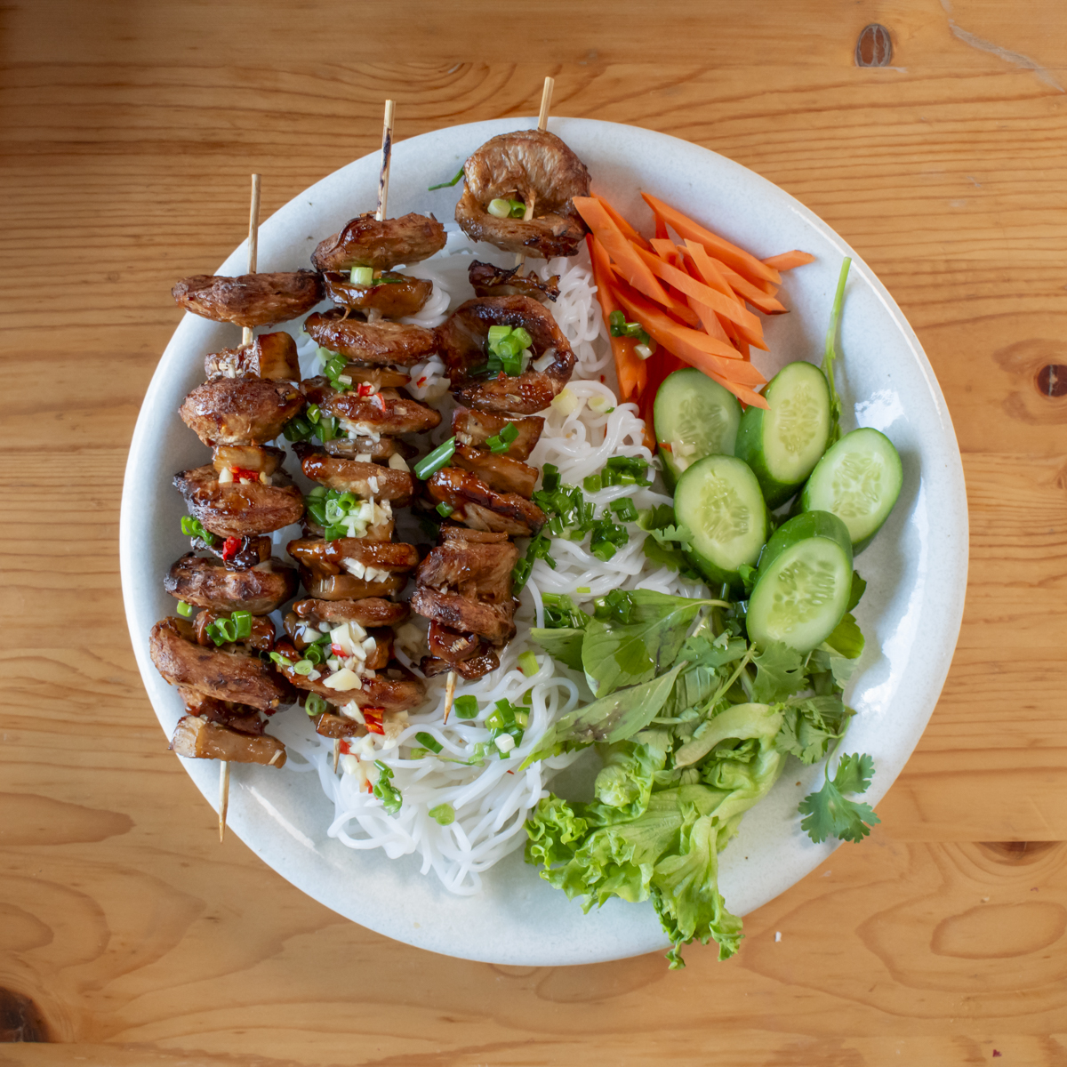 vegan bun thit nuong