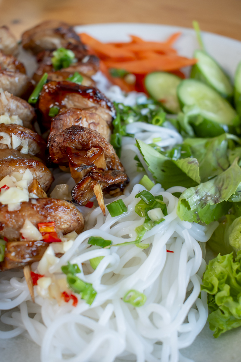 vegan bun thit nuong